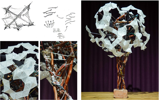 非藝空間學生 AP 3D Art 作品與實驗過程紀錄:從概念草圖發想、複合媒材測試到立體雕塑成品的持續研究完整發展軌跡。